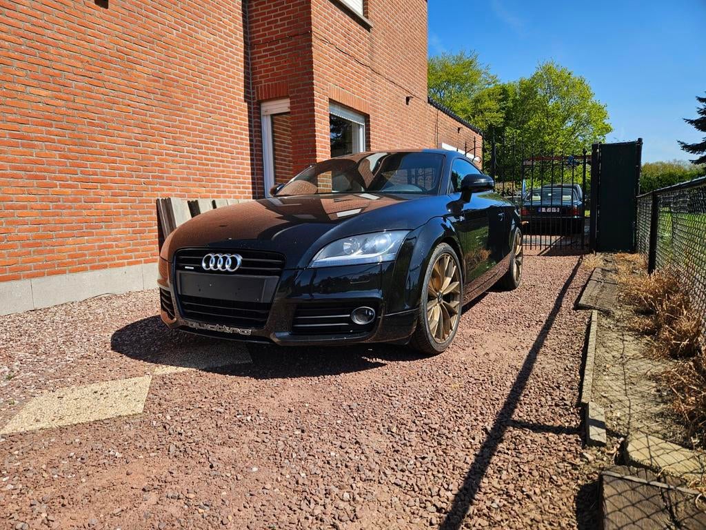 Audi TT Quattro 2.0 Tfsi S-tronic, Automaat, 4 cilinders, Zwart, Leder