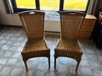 6 rotan stoelen, Huis en Inrichting, Ophalen, Gebruikt, Riet of Rotan, Vijf, Zes of meer stoelen
