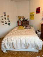 Lit 2 places & sommier bois (BRIMNES IKEA), Neuf, Enlèvement, 180 cm, 200 cm