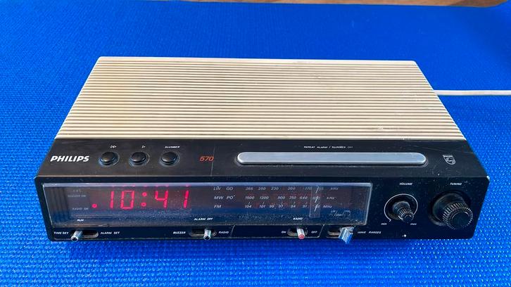 Philips wekkerradio, Audio, Tv en Foto, Radio's, Gebruikt, Radio, Ophalen of Verzenden