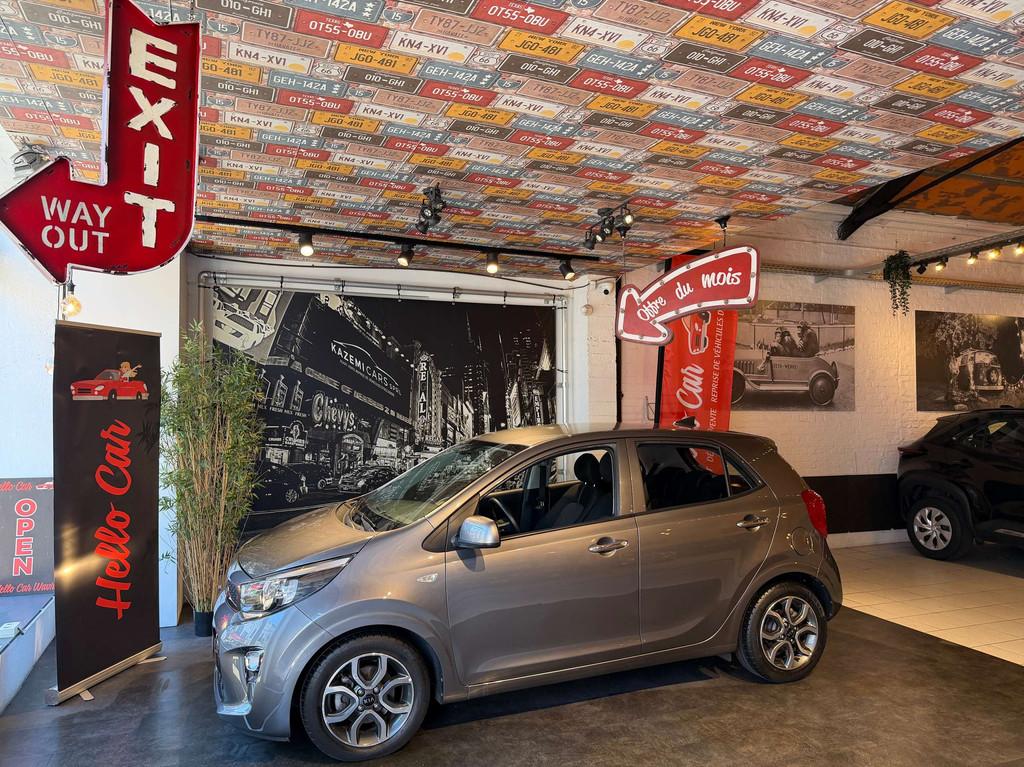 Kia Picanto 1.0i * BOITE AUTOMATIQUE * CAMERA * GPS * GARANT, Argent ou Gris, Achat, Euro 6, Entreprise