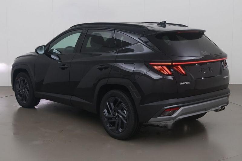 Hyundai Tucson 1.5 t-gdi Black Edition 150 AT, Gebruikt, 4 cilinders, Overige bekleding, Parkeersensor