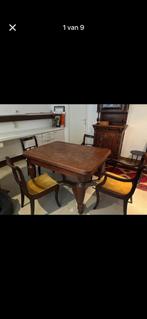 Table et chaises anciennes robustes, Antiquités & Art, Enlèvement