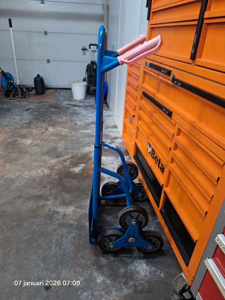 steekkar voor trappen, Doe-het-zelf en Bouw, Transportwagens, Gebruikt, Steekwagen, 100 liter of meer, Ophalen