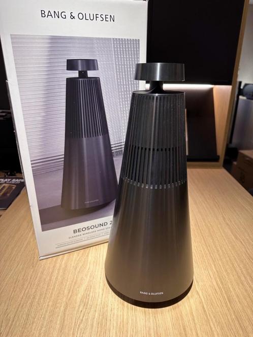 Bang & Olufsen Beosound 2 3th Gen Black Anthracite - B&O, Audio, Tv en Foto, Luidsprekerboxen, Zo goed als nieuw, Front, Rear of Stereo speakers
