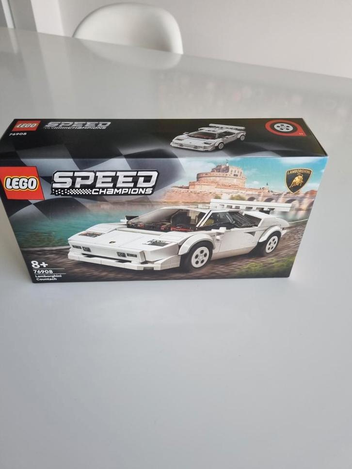 Lego speed champions 76908 lamborghini countach, Kinderen en Baby's, Speelgoed | Duplo en Lego, Nieuw, Lego, Ophalen of Verzenden