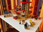 PlanToys - PlanCity parkeergarageset, Kinderen en Baby's, Speelgoed | Houten speelgoed, Ophalen, Gebruikt, Rij- of Hobbelspeelgoed