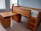 Bed met bureau (halfhoogslaper), Enlèvement, Utilisé, Lit mi-hauteur mezzanine