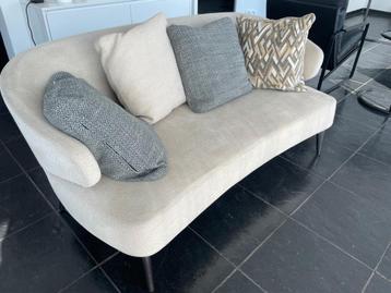 Minotti Aston Lounge Sofa, 75 à 100 cm, Enlèvement, Utilisé, Deux personnes