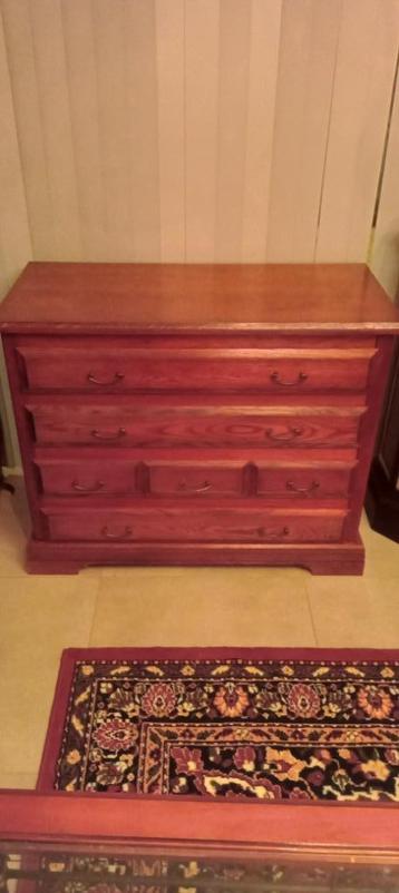 magnifique commode scandinave à 4 tiroirs en teck, Klassiek, Moins de 100 cm, Comme neuf, Enlèvement
