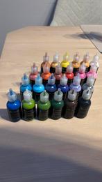 Airbrush-verfset van acryl, Hobby en Vrije tijd, Ophalen of Verzenden, Zo goed als nieuw, Acrylverf