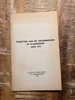 facetten van de vrijzinnigheid in Vlaanderen anno 1978, Boeken, Ophalen of Verzenden, Gelezen, Maatschappij en Samenleving