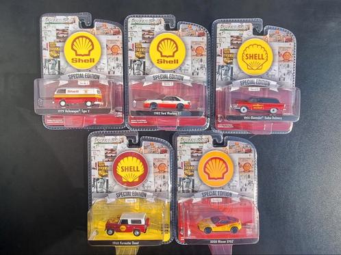 Série greenlight SHELL, Hobby en Vrije tijd, Modelauto's | Overige schalen, Nieuw, Ophalen of Verzenden