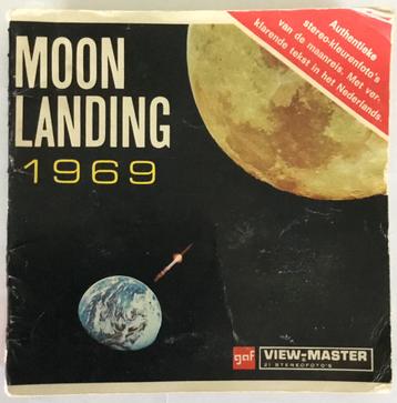 Viewmaster maanlanding 1969 boekje + schijven VOLLEDIG beschikbaar voor biedingen