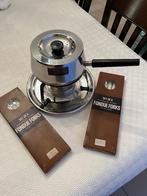 fonduestel, Elektronische apparatuur, Fonduesets, Ophalen, Zo goed als nieuw, Waxinelicht, Fondueset