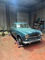Peugeot 403, Auto's, 4 deurs, Stof, Overige modellen, Blauw