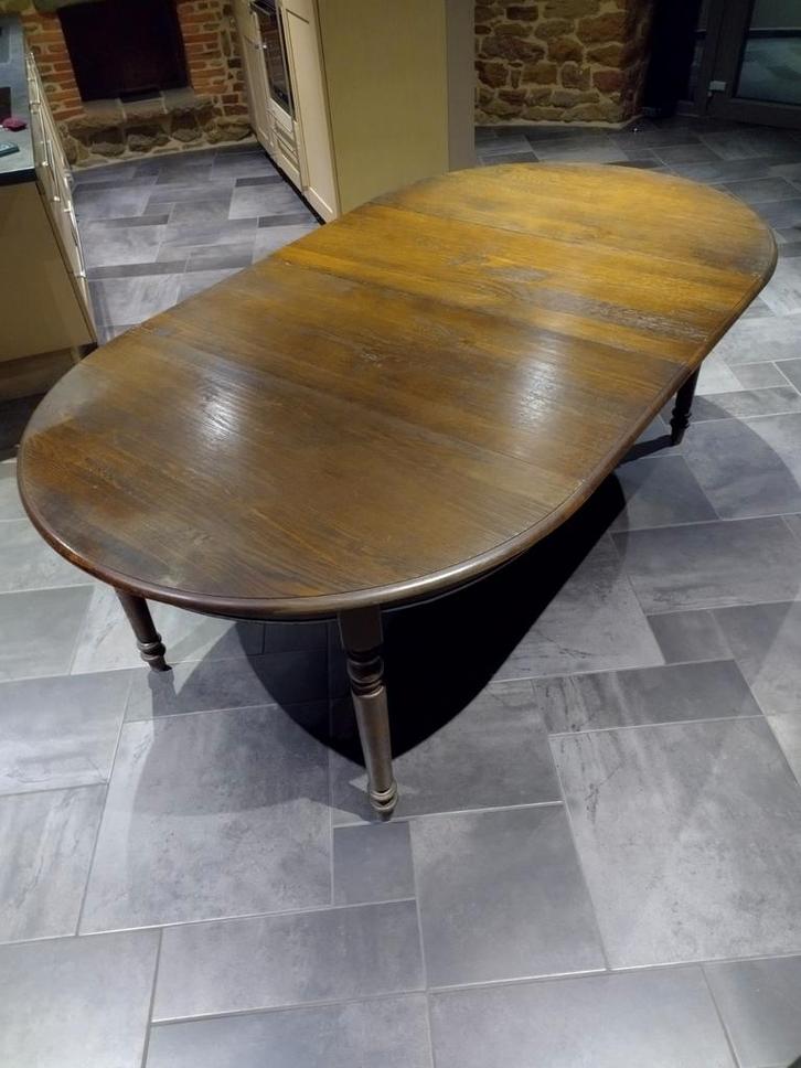 Grande table à manger en bois – 2m10 x 1m20 – Très bon état, Huis en Inrichting, Tafels | Eettafels, Zo goed als nieuw, 100 tot 150 cm