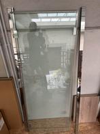 Nieuw Glazen badscherm in 2 delen, Ophalen, Nieuw, Chroom