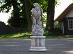 Adelaar op Ronde Sokkel - 83 cm - Steen, Ophalen of Verzenden, Steen