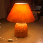 Oranje tafellamp, Huis en Inrichting, Lampen | Tafellampen, Minder dan 50 cm, Overige materialen, Ophalen of Verzenden, Zo goed als nieuw