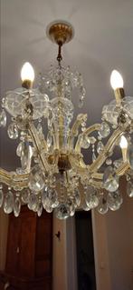 Ancien lustre en cristal, Antiek en Kunst, Antiek | Glaswerk en Kristal, Ophalen