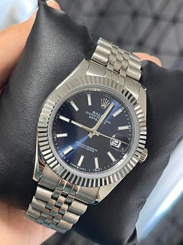 Rolex Datejust blauw 41mm oyster perpetual beschikbaar voor biedingen