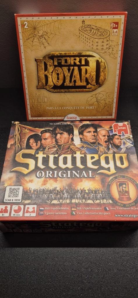 Duo jeux de société STRATEGO - FORT BOYART, Hobby en Vrije tijd, Gezelschapsspellen | Bordspellen, Zo goed als nieuw, Vijf spelers of meer