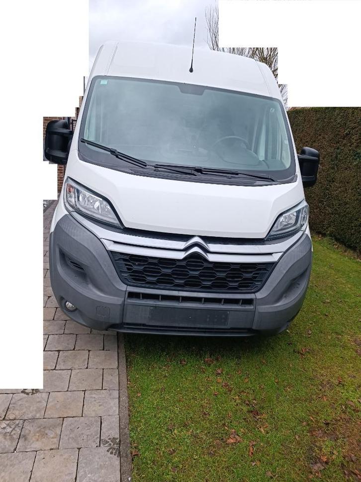 Citroen Jumper, Auto's, Bestelwagens en Lichte vracht, Particulier, Trekhaak, Citroën, Diesel, Euro 6, Handgeschakeld, Wit, Ophalen