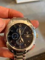 Uurwerk maserati, Handtassen en Accessoires, Horloges | Heren, Staal, Gebruikt, Staal, Polshorloge