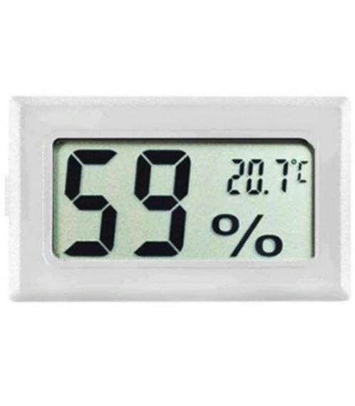 Digitale Thermometer Hygrometer Vochtmeter Klimaatmeter Wit, Dieren en Toebehoren, Reptielen en Amfibieën | Toebehoren, Nieuw