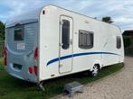 Propere grote caravan Burstner 530 met voortent,douche,tv, Caravans en Kamperen, Caravans, Schokbreker, Bedrijf, Treinzit