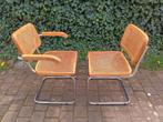 2 oude Marcel Breuer stoelen, model b32, Antiek en Kunst, Ophalen