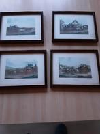 Vintage  kadertjes met paarden met koets, Ophalen