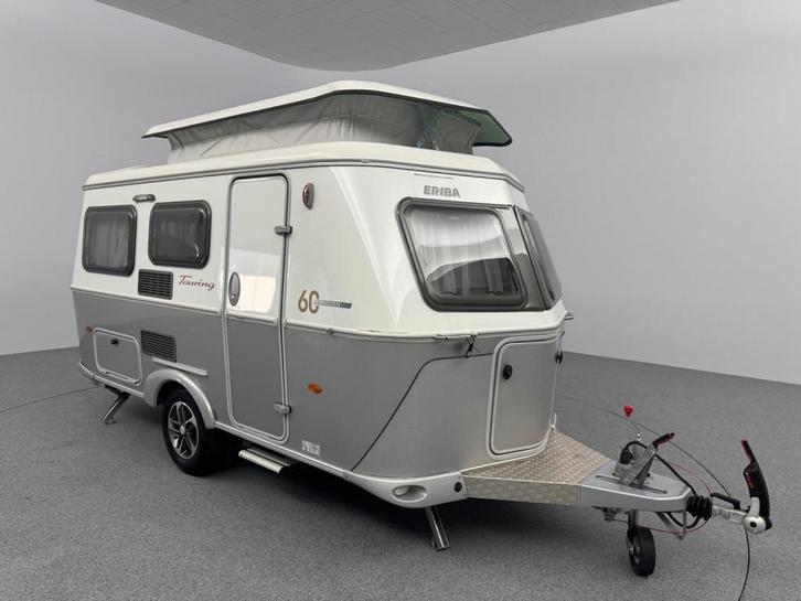 Eriba Touring Triton 430 GT 60 Edition Accu Serviceluik, Caravans en Kamperen, Caravans, tot en met 3, Overige, Eriba, Vast bed