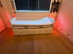 Ikea slaapbank met led verlichting, Huis en Inrichting, Slaapkamer | Slaapbanken, Ophalen, Wit