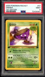 Grimer 1ère édition PSA 9 - 57/82 - Team Rocket 2000, Envoi, Comme neuf, Cartes en vrac