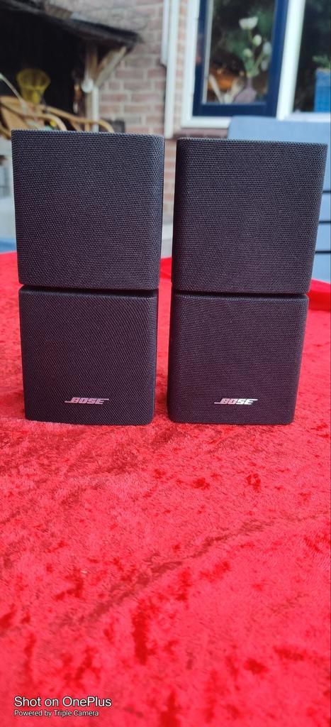 Bose Dubbele Cube luidsprekers 2x Zwart, Audio, Tv en Foto, Luidsprekerboxen, Zo goed als nieuw, Bose, Ophalen of Verzenden