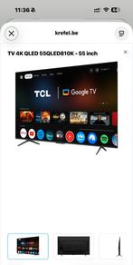 TCL | 55QLED810K QLED 4K-tv - 55 inch, Audio, Tv en Foto, Televisies, Ophalen, QLED, Nieuw, 100 cm of meer