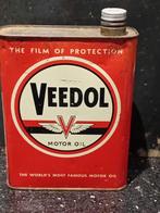 Vintage decoratief olieblik VEEDOL, Verzamelen, Ophalen of Verzenden, Gebruikt