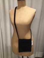 Sac bandoulière en perles noires, NEUF, Bijoux, Sacs & Beauté, Enlèvement ou Envoi, Neuf, Noir, Autres marques