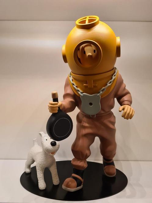 Leblon-Delienne (Tintin/Hergé) : Le grand Scaphandrier 32 cm, Collections, Personnages de BD, Comme neuf, Statue ou Figurine, Tintin