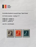 Leopold III "open kraag" - grove tanding - postfris, Postzegels en Munten, Postzegels | Europa | België, Orginele gom, Staatshoofden