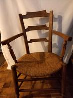 Fauteuil met rieten zitting, Ophalen