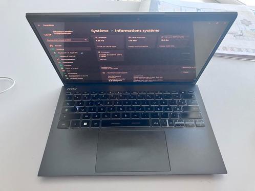 MSI Prestige 13 AI+ Evo - 2,8K 990 g ultradraagbaar AZERTY, Computers en Software, Windows Laptops, Zo goed als nieuw, 13 inch