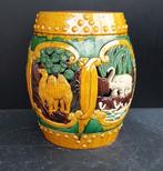 Chinese sancai geglazuurde keramische mid century tuin kruk, Antiek en Kunst, Ophalen
