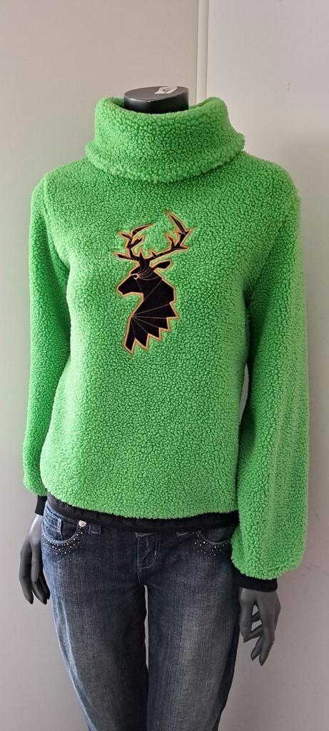 Luhta trui Iskola, Kleding | Dames, Truien en Vesten, Zo goed als nieuw, Maat 36 (S), Groen, Ophalen of Verzenden