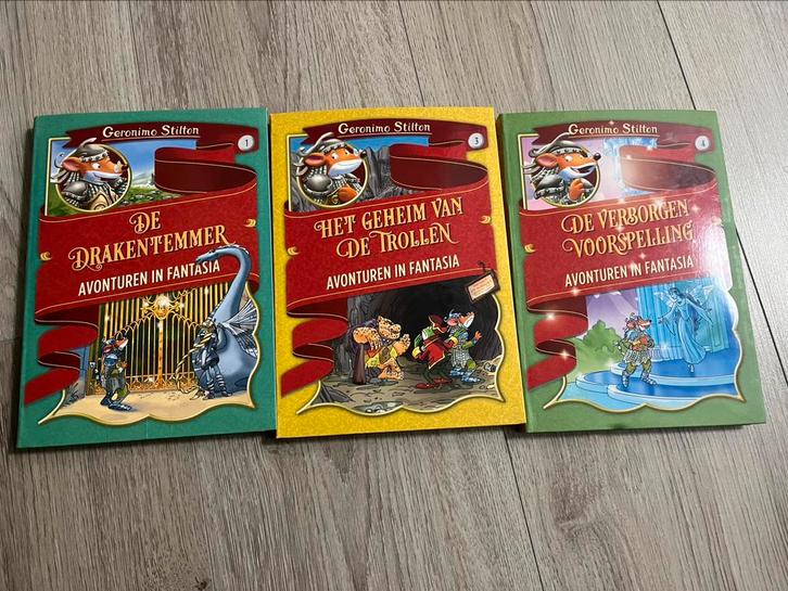 Geronimo Stilton - De verborgen voorspelling + …, Boeken, Kinderboeken | Jeugd | onder 10 jaar, Zo goed als nieuw, Ophalen