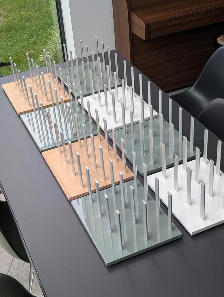 STACT design wijnrek 8 panelen - totaal 72 flessen, Huis en Inrichting, Woonaccessoires | Wijnrekken, Zo goed als nieuw, Hout