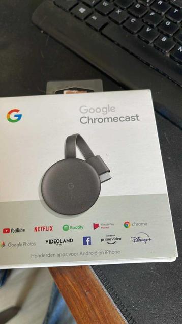 google chroomcast met doosje compleet beschikbaar voor biedingen