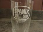 Spanik Gueuze - Kriek glas Brouwerij Em.Eylenbosch Schepdaal, Verzamelen, Ophalen of Verzenden, Zo goed als nieuw, Glas of Glazen